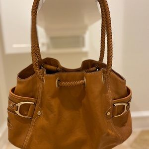 Cole Haan tan leather tote